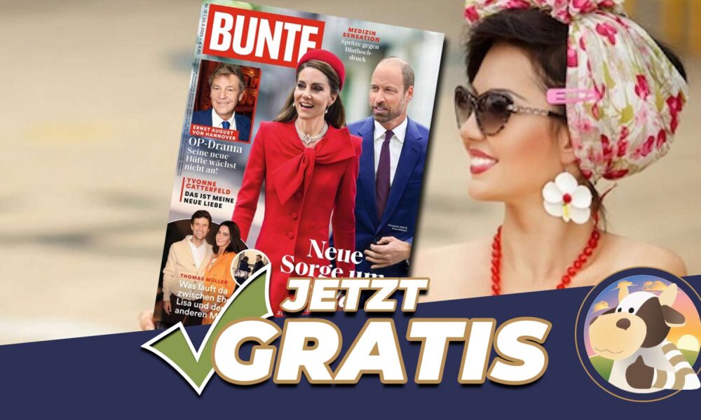Magazin BUNTE Gratis erhalten
